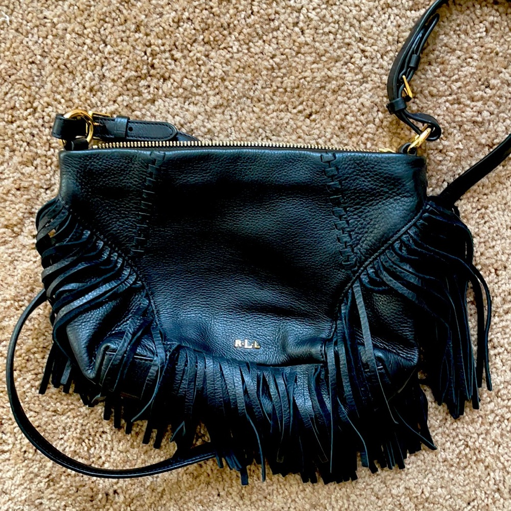 Ralph Lauren fringe crossbody